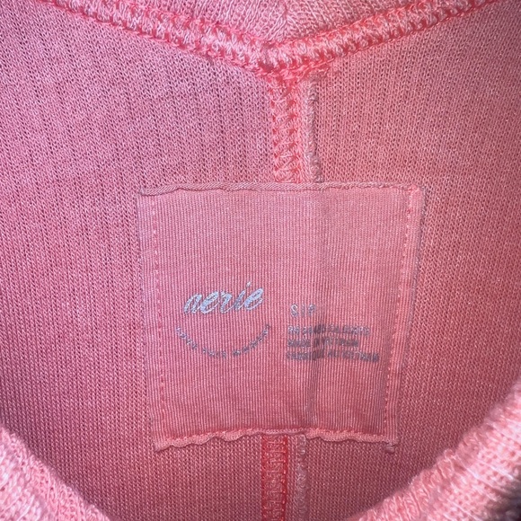 Women's coral oversized Sweater - Picture 2 of 3